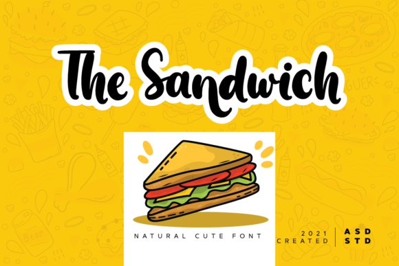 The Sandwich Font Poster 1