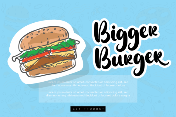 The Sandwich Font Poster 2