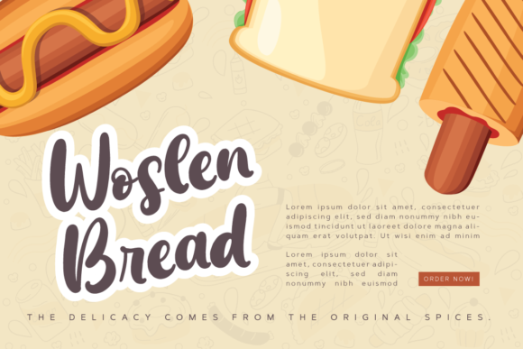 The Sandwich Font Poster 7