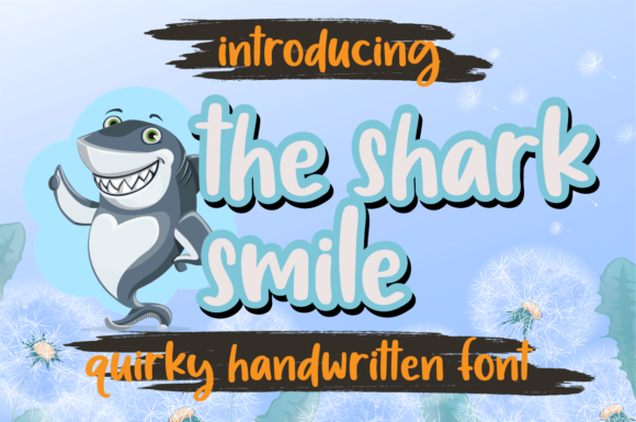 The Shark Smile Font Poster 1
