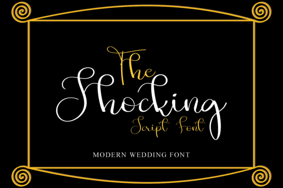 The Shocking Font Poster 1