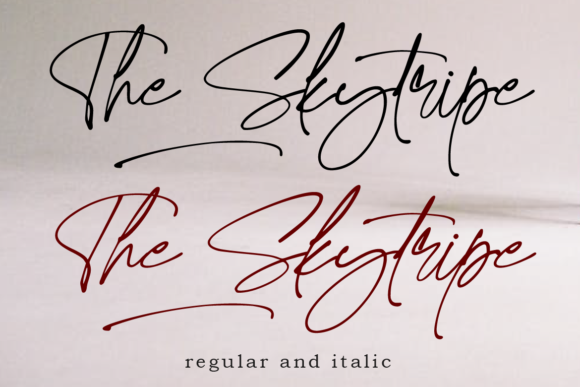 The Skytripe Font Poster 14