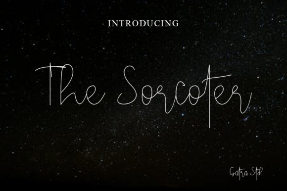 The Sorcoter Signature Font Poster 1