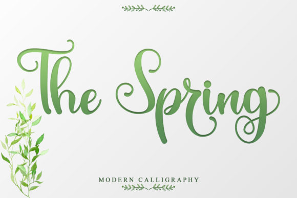 The Spring Font
