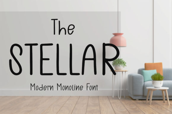 The Stellar Font Poster 1