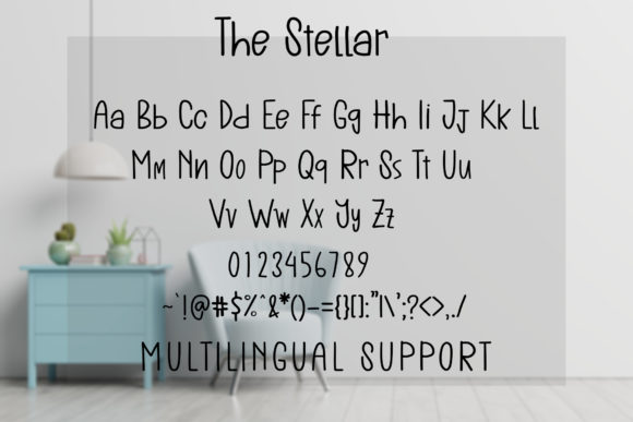 The Stellar Font Poster 6