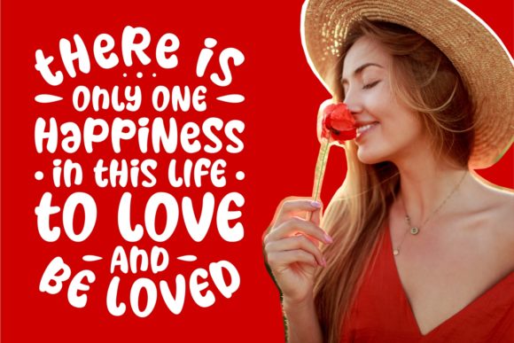 The Story of Valentine Font Poster 2