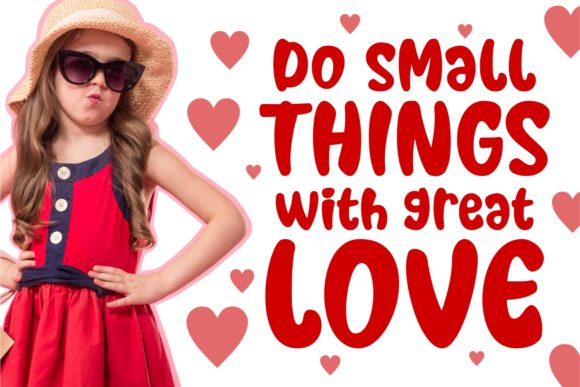 The Story of Valentine Font Poster 3