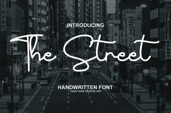 The Street Font Poster 1