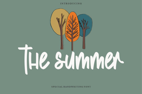 The Summer Font Poster 1