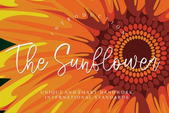 The Sunfalower Font Poster 1