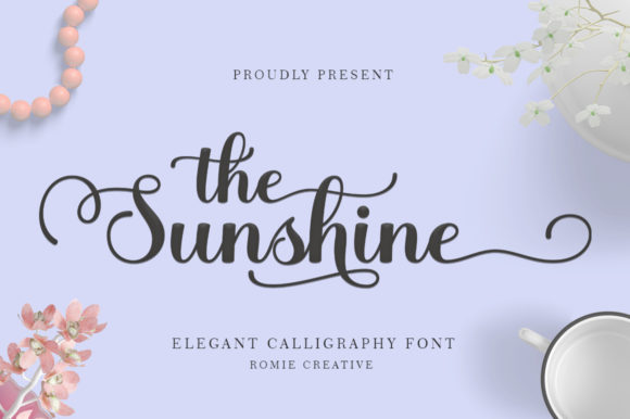 The Sunshine Font Poster 1