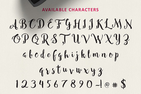 The Sweet Blooms Font Poster 5