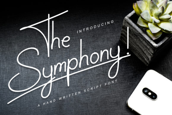 The Symphony! Font Poster 1
