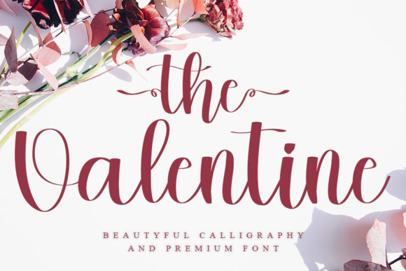 The Valentine Font Poster 1