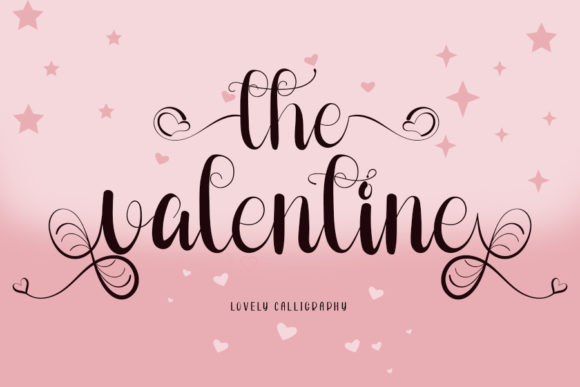The Valentine Font Poster 1