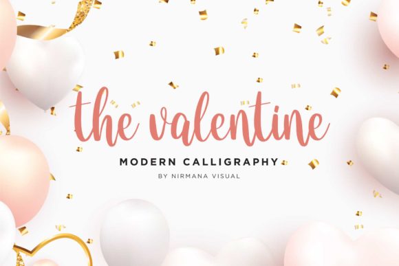 The Valentine Font Poster 1