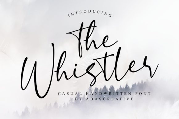 The Whistler Font Poster 1