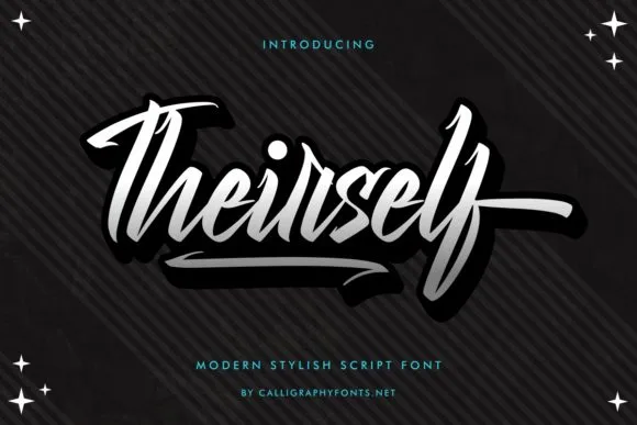 Theirself Font Theirself Font Poster 1