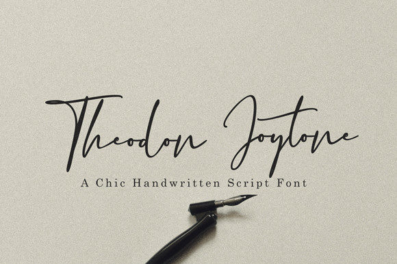Theodon Joytone Font Poster 1