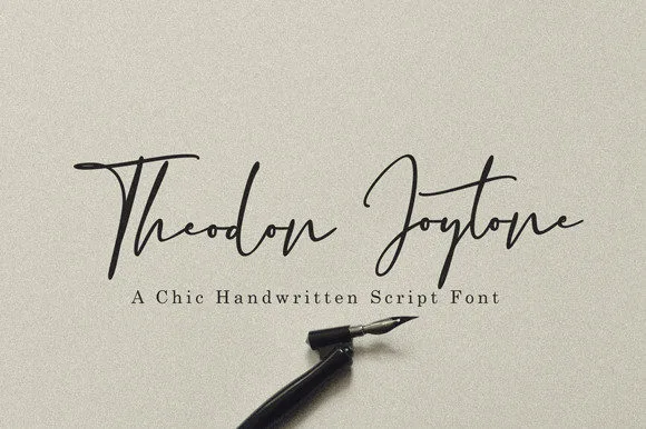 Theodon Joytone Font Theodon Joytone Font Poster 1