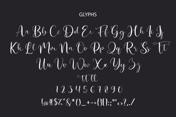 Theraline Font Poster 8