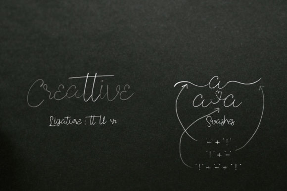 Thin Signature Font Poster 6