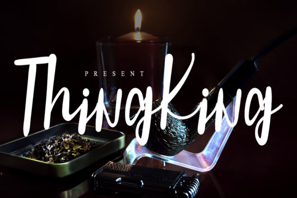 Thing King Font Poster 1