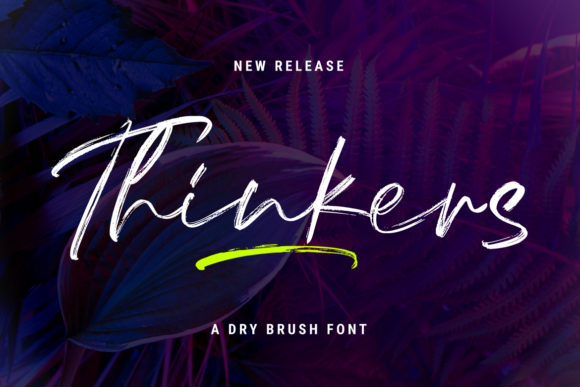 Thinkers Font Poster 1