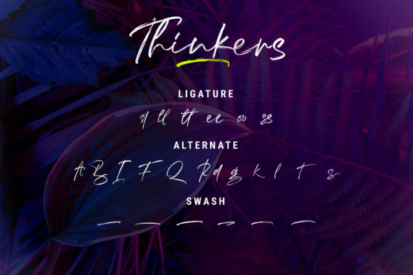 Thinkers Font Poster 12