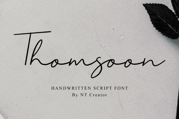 Thomsoon Font Poster 1