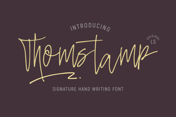 Thomstamp Font