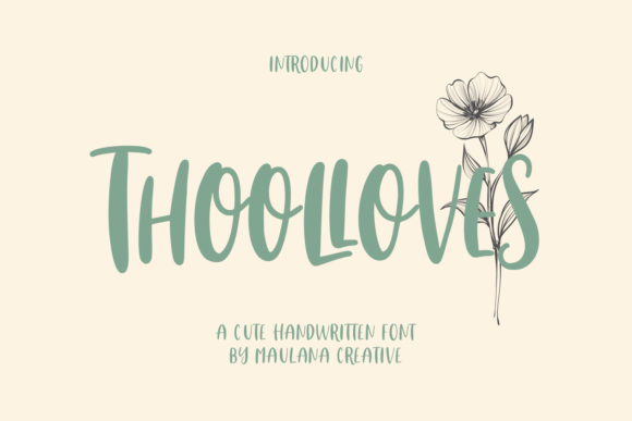 Thoolloves Font Poster 1