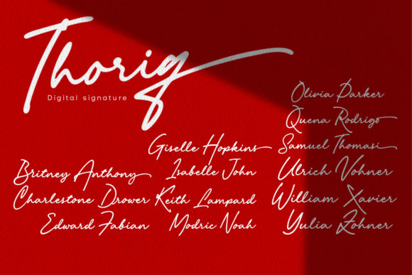 Thoriq Font Poster 5