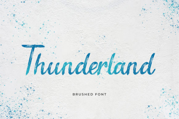 Thunderland Font Poster 1