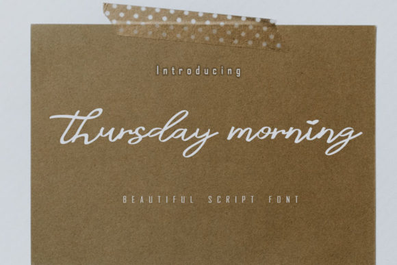 Thursday Morning Font