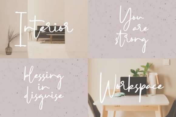 Tiara Black Font Poster 8