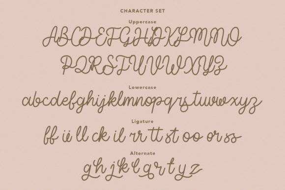 Tiffanky Font Poster 7