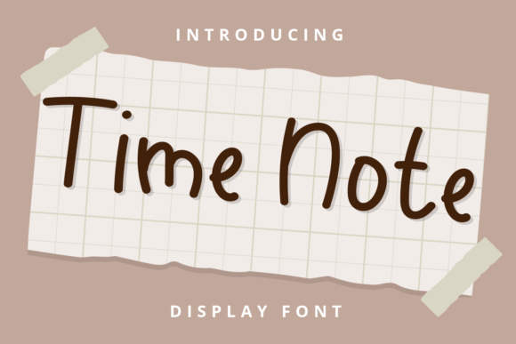 Time Note Font