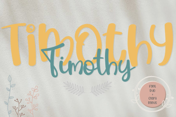 Timothy Font Poster 1