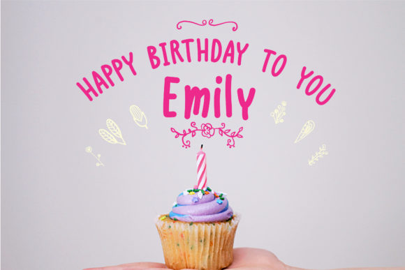 Tiny Kids Font Poster 3