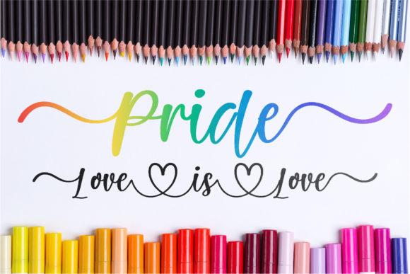 Together with Pride Font Poster 5