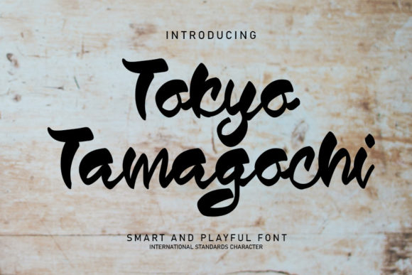 Tokyo Tamagochi Font Poster 1
