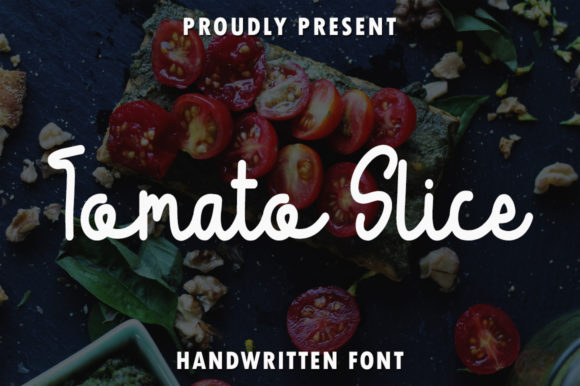 Tomato Slice Font Poster 1