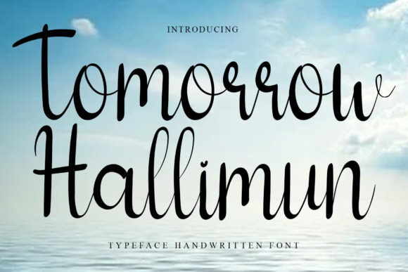 Tomorrow Hallimun Font Poster 1