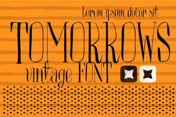 Tomorrows Font Poster 2
