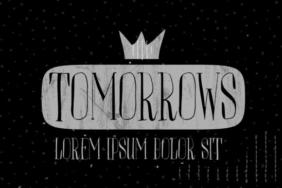 Tomorrows Font Poster 3