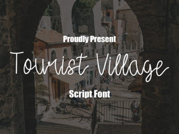 Tourist Village Font Poster 1