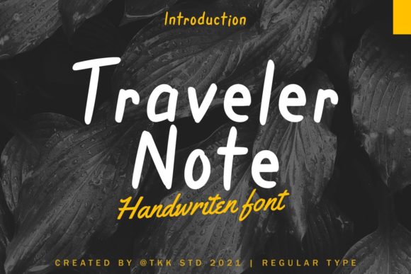 Traveler Note Font Poster 1