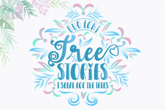 Tree Stories Font Poster 1